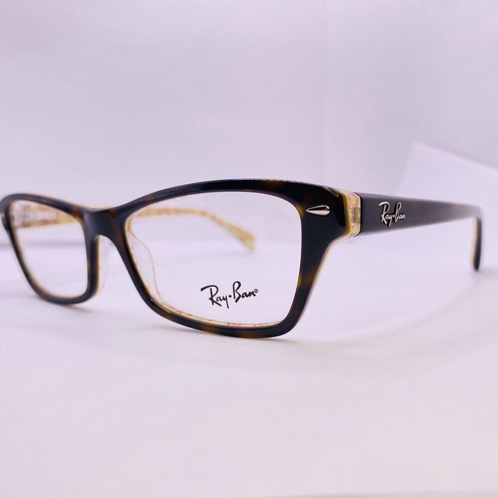 Ray-Ban Eyeglasses Frames RB 5256 5057 52 [] 16 135 Tortoise Logo Txt No Defects